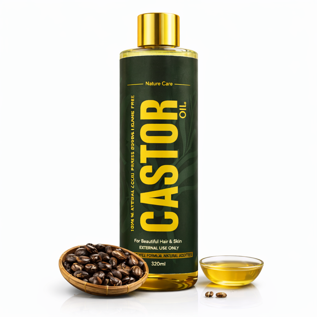 Castor Hair Oil – Strengthen Roots, Reduce Hair Fall & Promote Healthy Hair 🌿