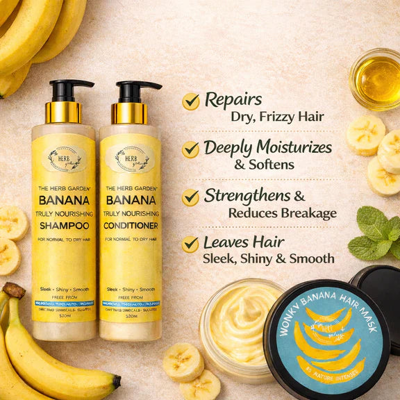 BANANA NOURISH & REPAIR HAIR CARE BUNDLE